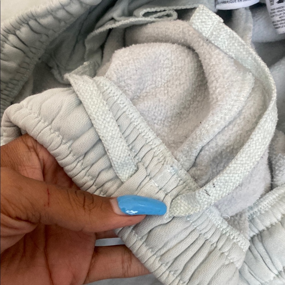 Nike Men’s Athletic Cotton Blend Shorts in Mint/Gray - Picture 5 of 6